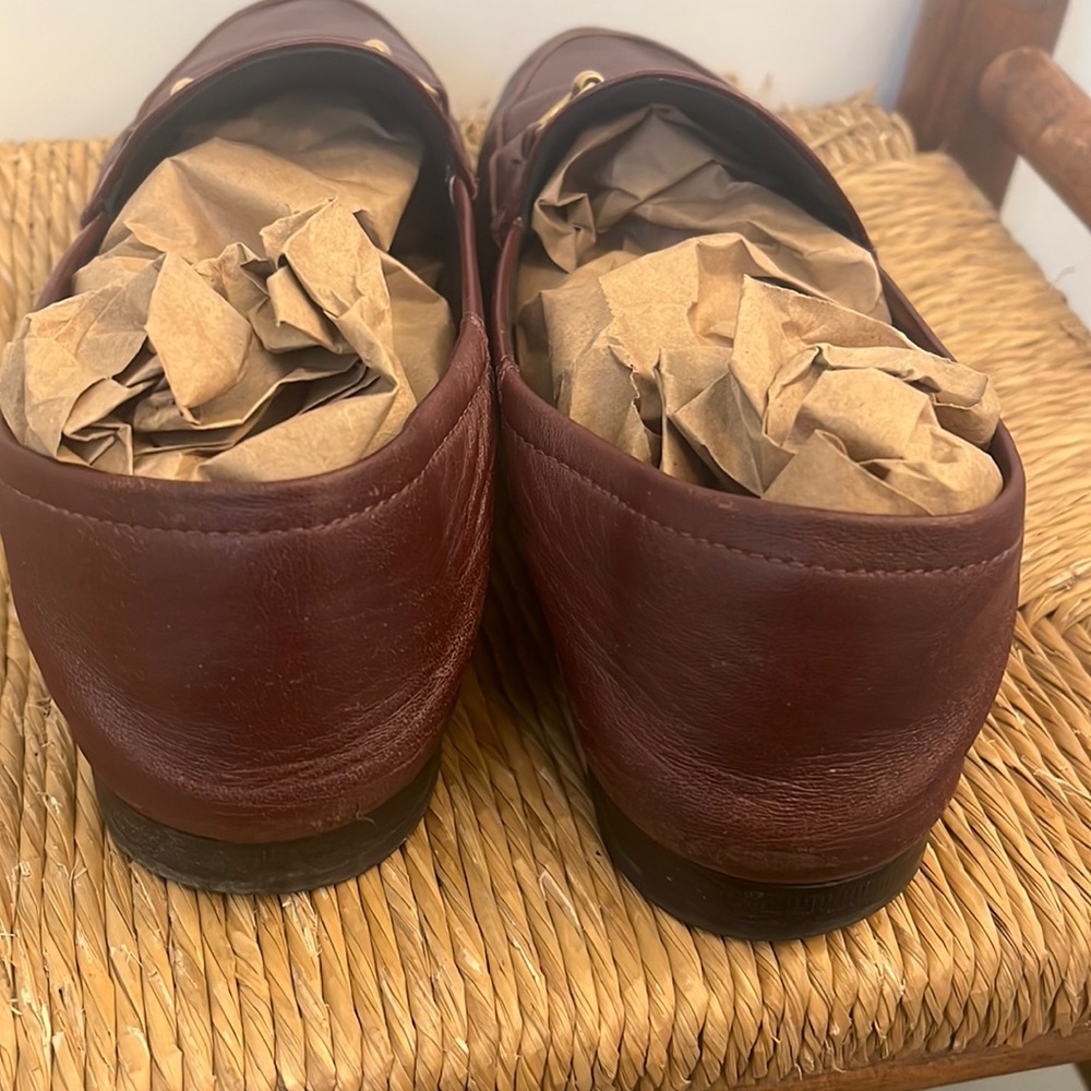 Gucci Brown Leather Horsebit Loafers with Gold Hardware - Picture 5 of 6